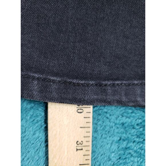Mossimo Jeans Size 6 Womens Black Stretch Pants Dark Wash Mid Rise Straight - Picture 7 of 11